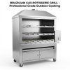 Professional Commercial Brazilian Rotisserie Grill: 30+ Skewers Large Capacity Charcoal/Gas Churrasco Grill - Wholesale Restaurant Kitchen Equipment Supplier