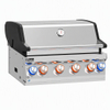 EX401G-T Built-in 4-Burner Gas Grill with Infrared Back Burner for Outdoor Kitchen Island