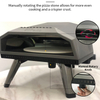 S12PZ-A2R 12" Small Portable Propane Gas Pizza Oven, Commercial Outdoor BBQ Pizza Oven For Sale