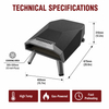 S12PZ-A1 Gas - Powered Diy Outdoor Pizza Oven Large Outdoor Outside Pizza Oven