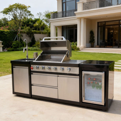 Hosting a Large Garden Party with the Eureka BW411-SI Modern Stainless Steel BBQ Kitchen Island.jpg