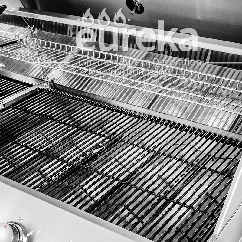 Premium #430 Stainless Steel Gas Grill with Side Burner - 630 sq. in. Cooking Area BBQ with LED Knobs
