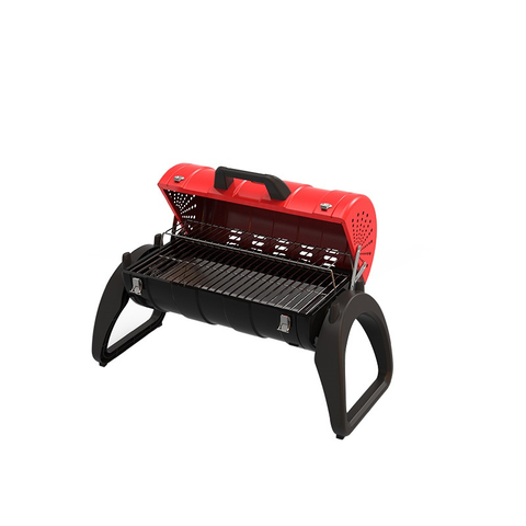 26-Inch Portable Propane Gas Grill for Camping - 45x23cm Large Cooking Area with Foldable Wraparound Legs & Carrying Handle - Vibrant Multi-Color Outdoor Stove