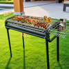 Eureka EY006 Large Metal Charcoal BBQ Grill: Pull-Out Charcoal Tray & Side Storage Basket - Wholesale Outdoor Garden Grill Supplier