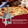 PZ0002W Wood Fired Stainless Steel Pizza Oven Or Grill Outdoor