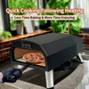 Eureka XN12S portable propane gas pizza oven, small outdoor home bbq pizza oven for backyard camping | Forno pizza gas