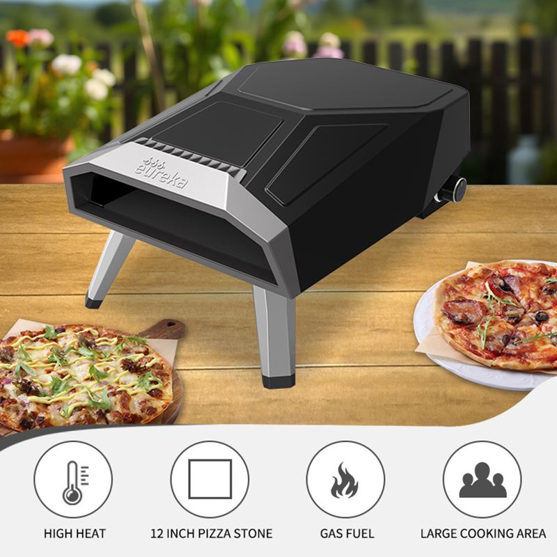 S12PZ-A 12 Inch Small Portable Propane Gas Pizza Oven, Outdoor Kitchen BBQ Pizza Oven For Sale
