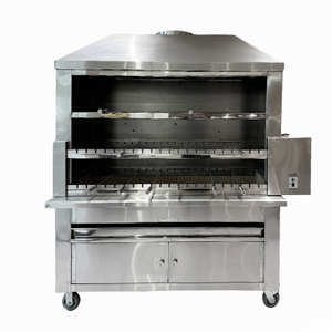 Professional Commercial Brazilian Rotisserie Grill: 30+ Skewers Large Capacity Charcoal/Gas Churrasco Grill - Wholesale Restaurant Kitchen Equipment Supplier